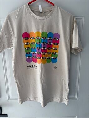 Pride Graphic Short Sleeve Tee - Cream